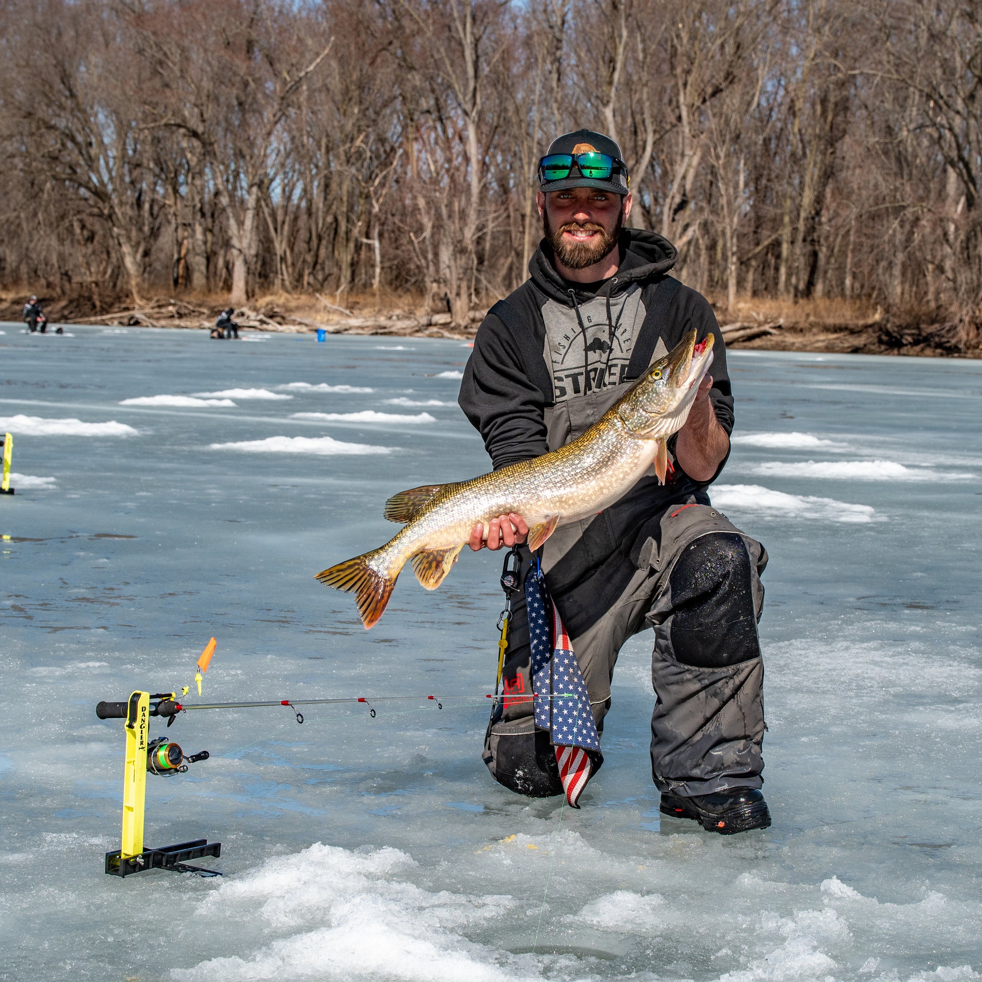 dangler ice fishing rod holder Dangler Rod Holder