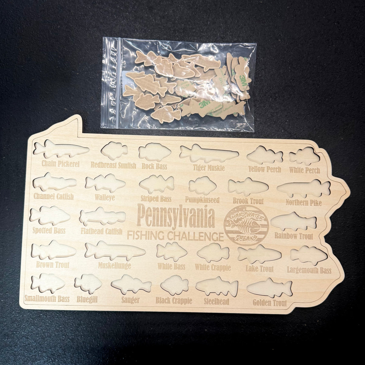 Fishing Challenge Board