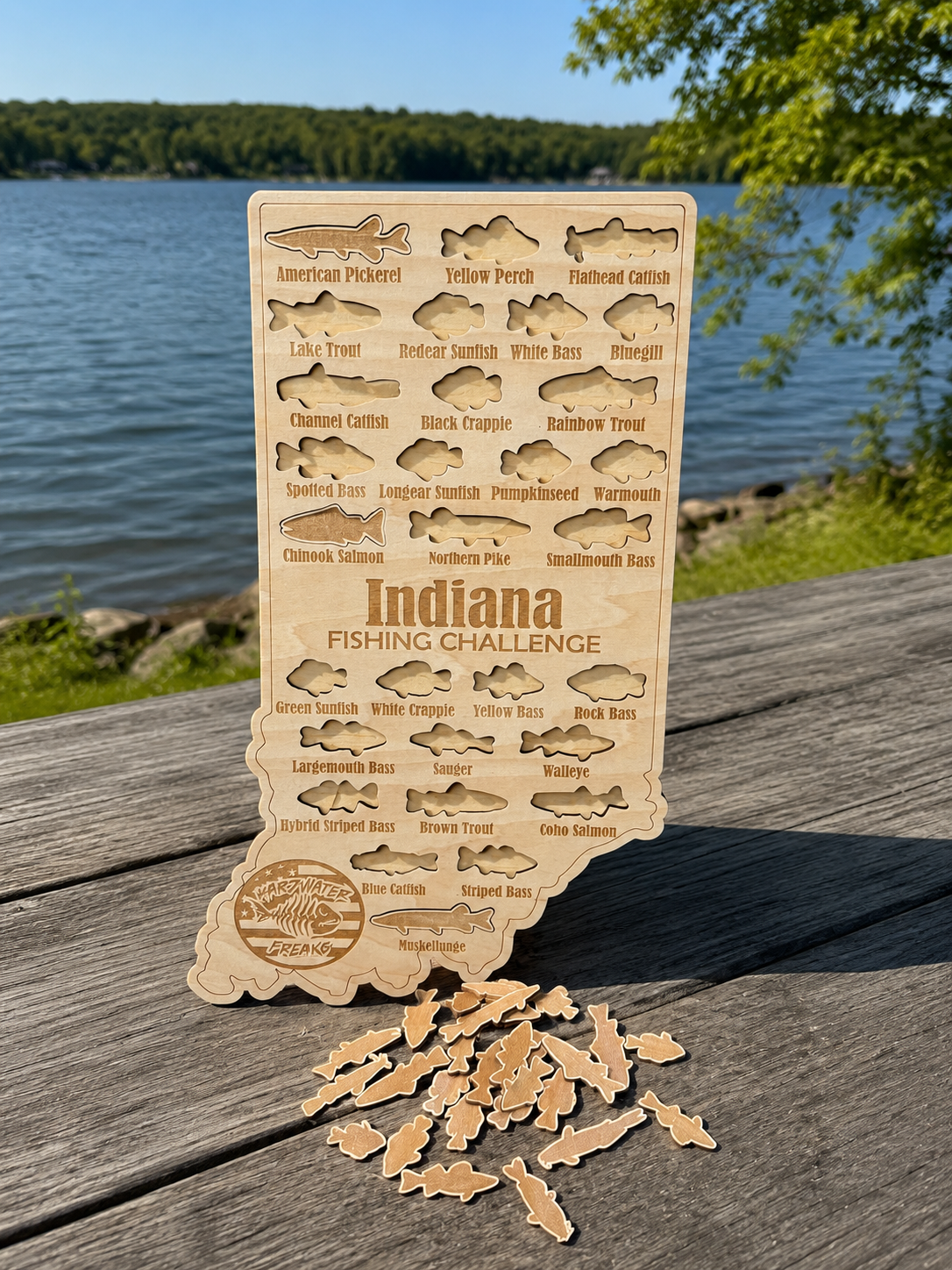 Fish Track Challenge Board