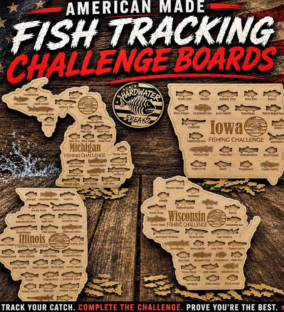 Fish Track Challenge Board