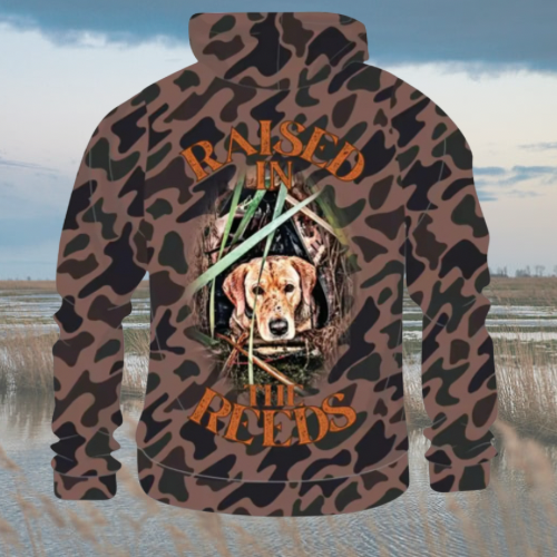 Raised-Reeds Hoodie