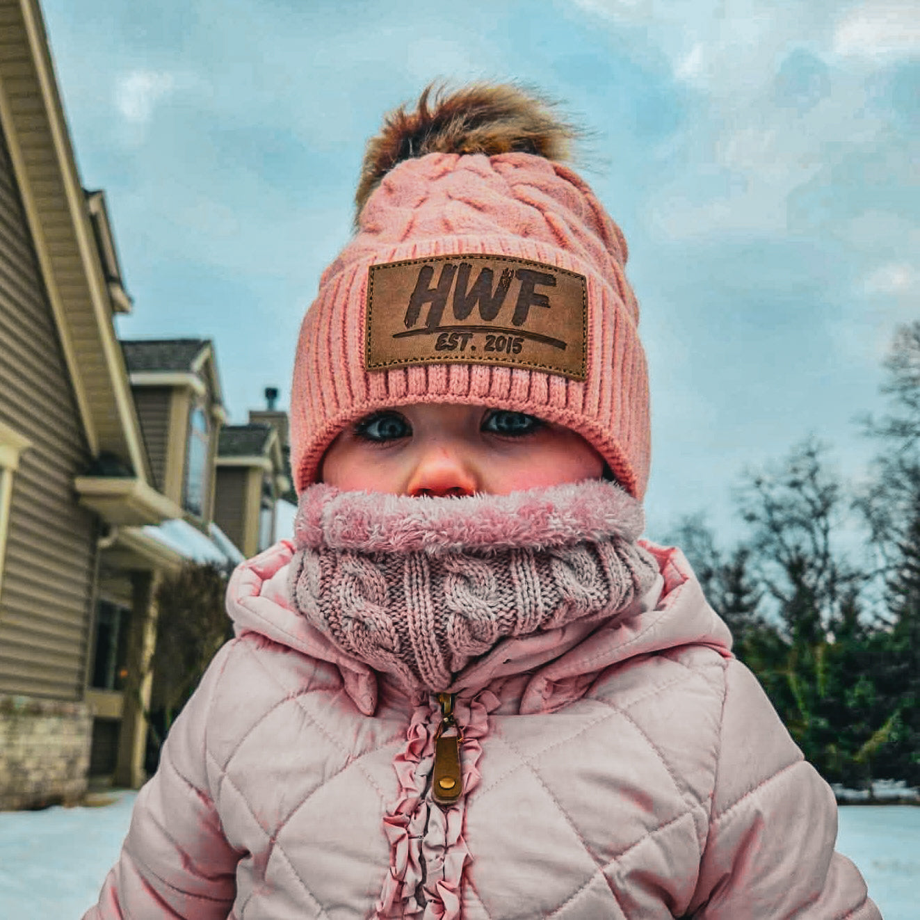 Fleece Lined Pom Hat