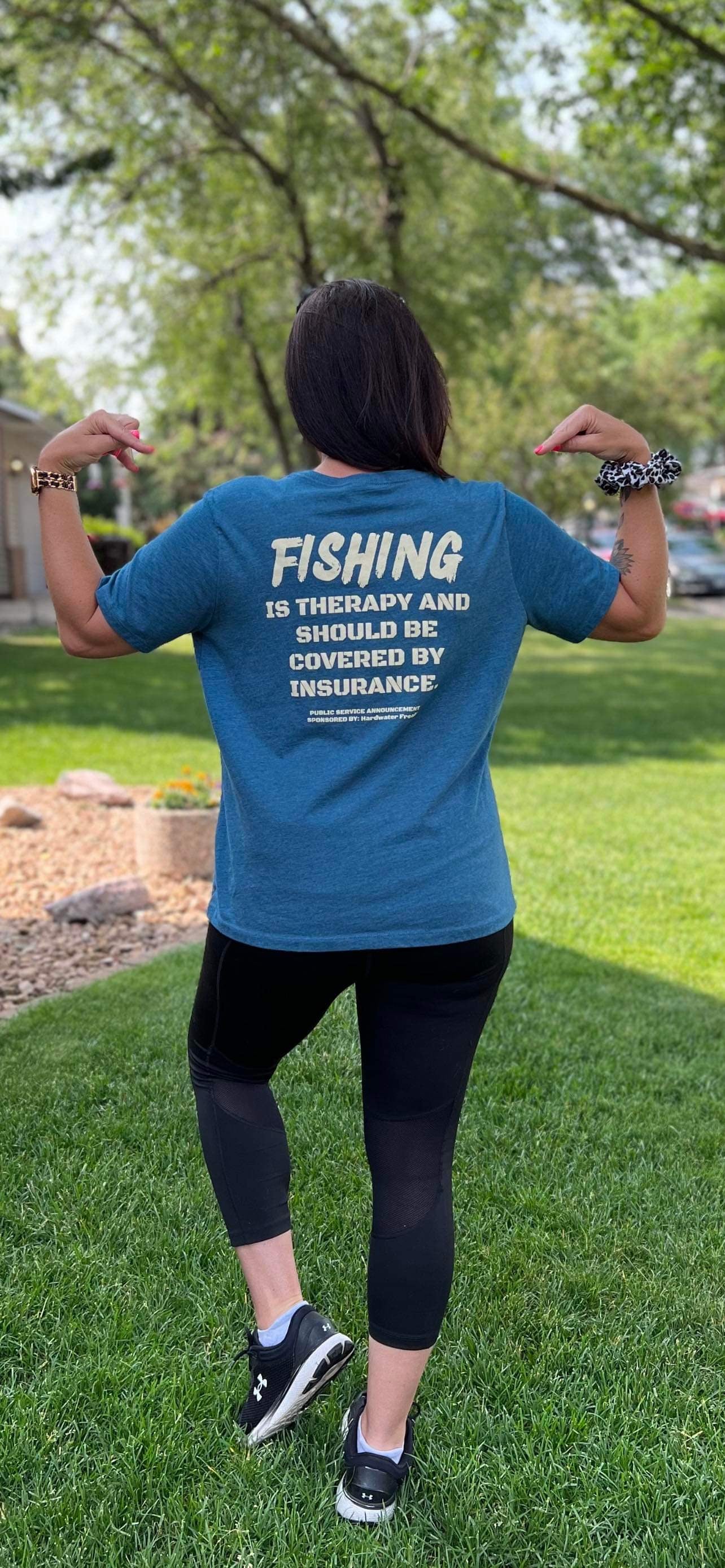 Fishing is Therapy Shirt - Women's